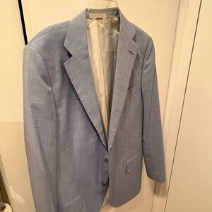 SuitSupply Light Blue 100% Wool Suit — Men’s Two-Piece Suit